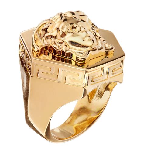 versace men's ring